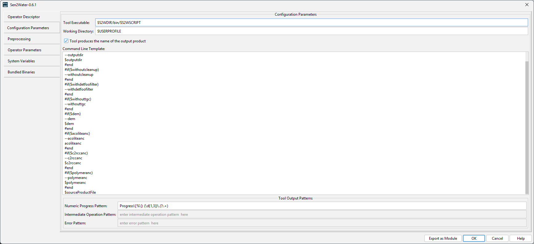 Configuration Parameters