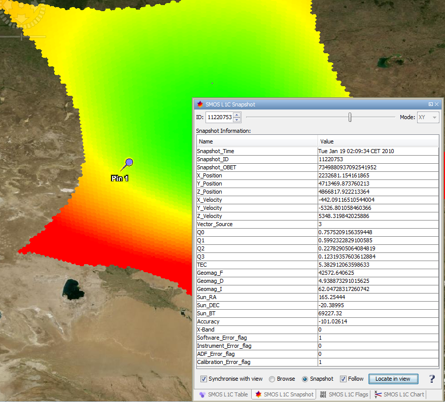 Snapshot information tool