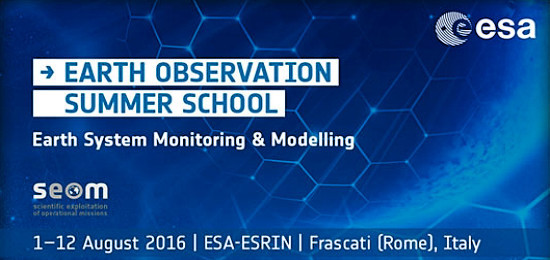 ESA EO summer school on "Earth System Monitoring & Modelling"